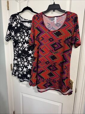 LuLaRoe Red tunics